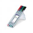 Cienkopis Staedtler Triplus 334 4 szt. w etui